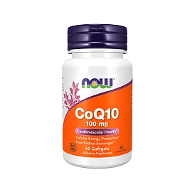 NOW CoQ10 100 mg 50 softgels
