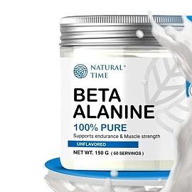 Natural Time Beta Alanine 150 g Unflavored
