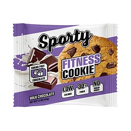 Sporty Fitness Cookie 40 g Milk Chocolate 