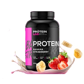 ProteinLab Whey 900 g Banana Strawberry