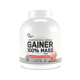 Optimum System Gainer 100% Mass 3000 g Strawberry