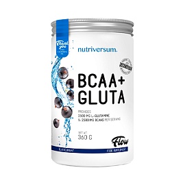 Nutriversum BCAA+Gluta 360 g Blackcurant