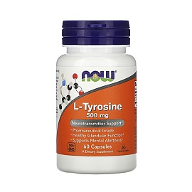NOW L-Tyrosine 500 mg 60 caps 