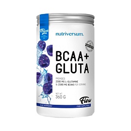 Nutriversum BCAA+Gluta 360 g Blue Raspberry