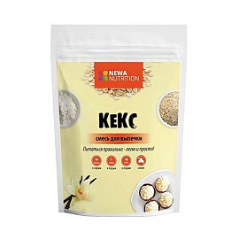 Newa Nutrition Смесь для высокобелкового кекса 200 г Ванильный вкус