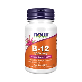 NOW B-12 1.000 mcg 100 Lozenges