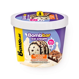 Bombbar Протеиновое мороженое 150 г Сливочный Брауни