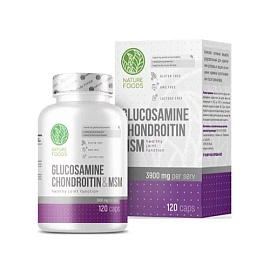 Nature Foods Glucosamine Chondroitin MSM 120 caps