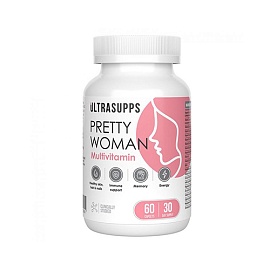 UltraSupps Pretty Woman Multivitamin 60 Caps