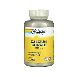 Solaray Calcium Citrate 100 mg 120 Veg Caps 