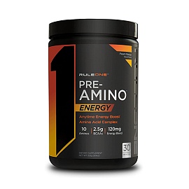 RuleOne Pre-Amino Energy 252 g Peach Mango