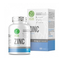 Nature Foods Zinc 25 mg  100 caps 