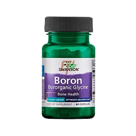 Swanson Boron 6 mg 60 caps 
