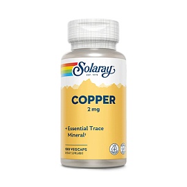 Solaray Copper 2 mg 100 vegcaps 