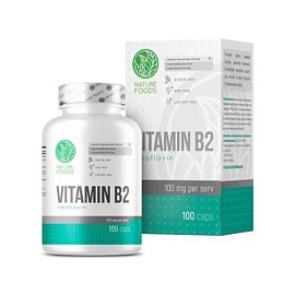 Nature Foods Vitamin B2 100 Caps 