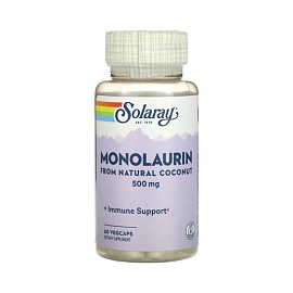 Solaray Monolaurin From Natural Coconut 500 mg 60 vagcaps