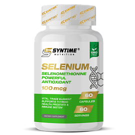 Syntime Nutrition Selenium 100 mcg 60 Caps 