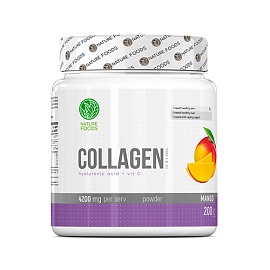 Nature Foods Collagen + Hyaluronic acid + Vit C 200 g Mango