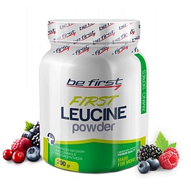 Be First Leucine 200 g Wild Berries 