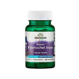Swanson Ferrochel Iron 18 mg 180 caps