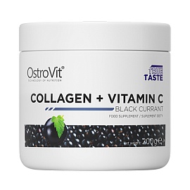 OstroVit Collagen+Vitamin C 200 g Black Currant