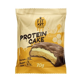 FitKit Protein Cake 50 g Honey Cream 