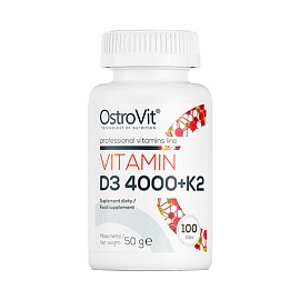 OstroVit Vitamin D3 4000+K2 100 tabl