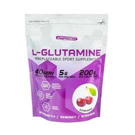 KingProtein L-glutamine 200 g Cherry