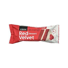 Ё|батон Red Dessert Velvet 40 g Красный бархат