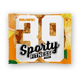 Sporty Protein Печенье 60 g Мультифрукт 